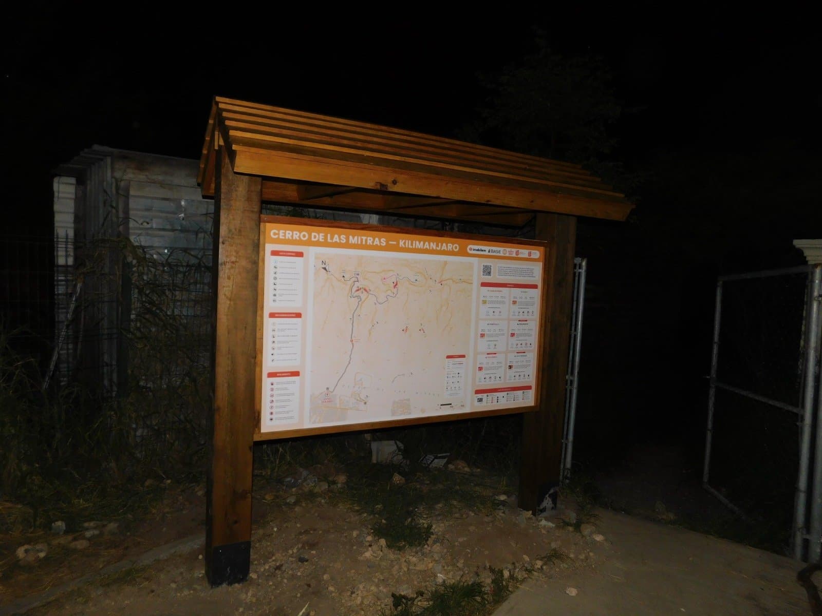 Instalación de Mapa en Minas Cerro de las Mitras